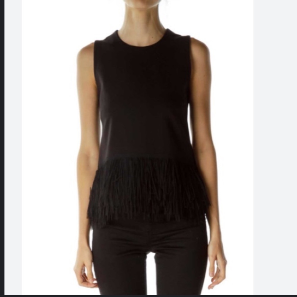 J.Crew Collection Fringe Trim Tank Top. - Picture 11 of 11